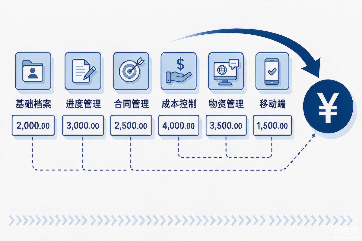 遥遥科技-云南专业开发团队 项目管理系统六模块报价流程拆解